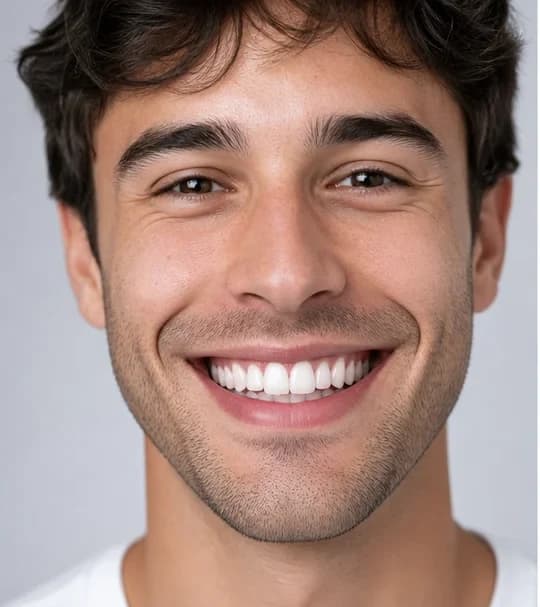 Simulare Digital Smile Design — reabilitare estetică frontală — după